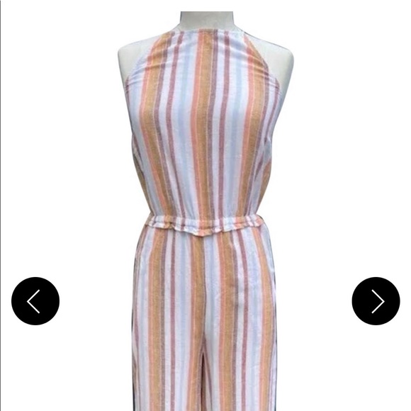 Cloth & Stone Halter Romper Sz L - Picture 2 of 7